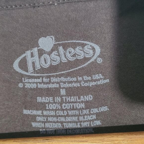 Hostess King Ding Dong Brown Medium T-Shirt Y2K Junk Food/Twinkies Retro - Picture 3 of 4